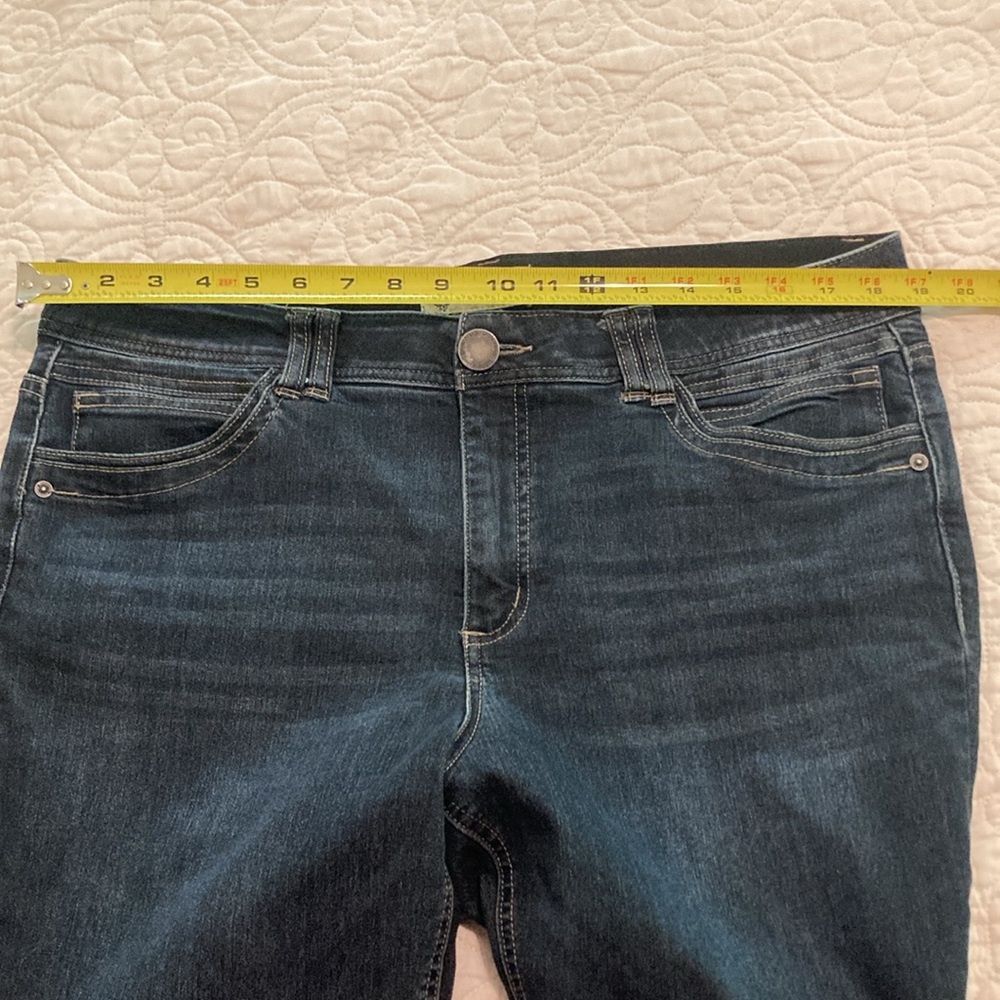 Democracy Ab Solution Dark Denim Skinny Jeans Women’s Size 16 - Picture 10 of 15